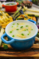 Asparagus - soup of white asparagus
