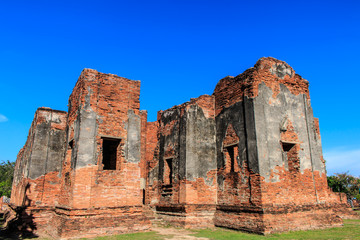 Wat Phra Si Sanphet ancient city and historical place. Located i