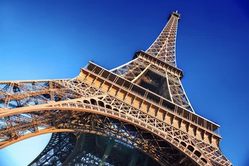 Foto op Plexiglas Eiffeltoren Eiffeltoren