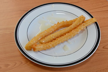 Churros  Spanish deep fried dough stick