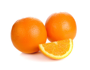 orange isolate on white background