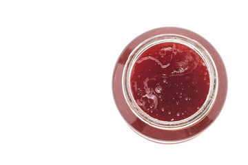 Strawberry jam jar