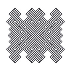 celtic knot pattern card, mandala, amulet