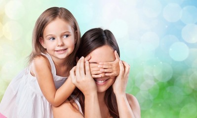 Mom, mother, gift.