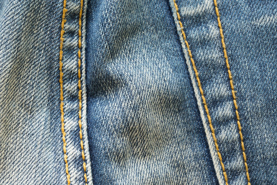 abstract blue jean texture background