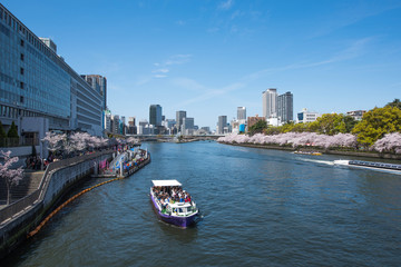 Osaka and Yodo river
