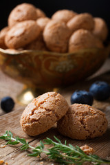 Italian almond cookie amaretti 