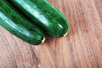 Two zucchinis