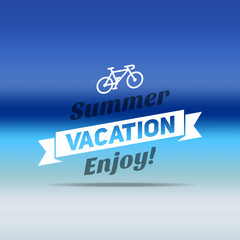 Retro summer vintage label