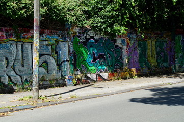Fototapeta na wymiar Graffiti Mauer