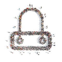  people in the shape of women's handbags.