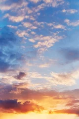 Washable wall murals Sky Sunset