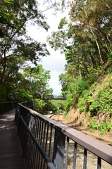 Chemin de fer, station de Barron Falls, Australia