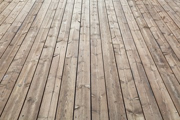 Wood deck