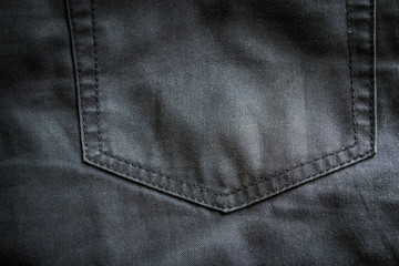 Naklejka premium Black fabric texture