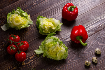 Vegetable still life.
