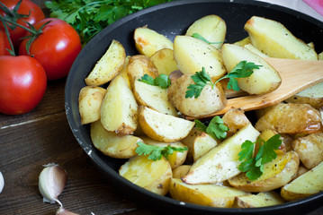 Baked potatoes