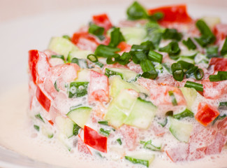 fresh vegetable salad