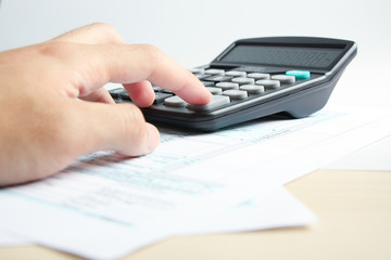 Working with a calculator