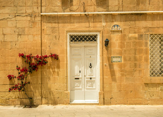 Traditional exterior door in Malta
