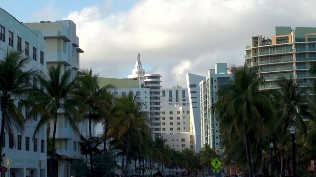 Miami Beach Art Deco District (Ocean Drive aria). 