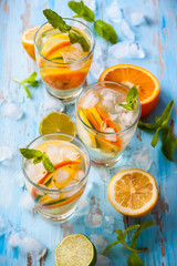  citrus water with mint