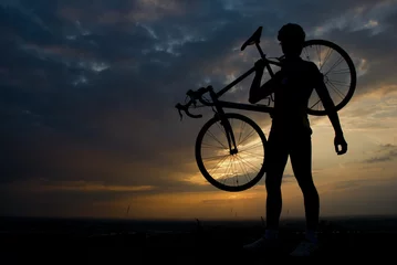 Photo sur Plexiglas Vélo Une journée vélo (couleurs)