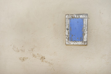 Traditional Greek door at Santorini Island, Megalochori
