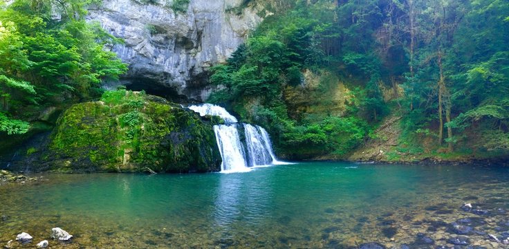 Wasserfall mt Teich
