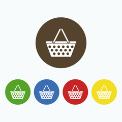 Simple icon shopping cart.