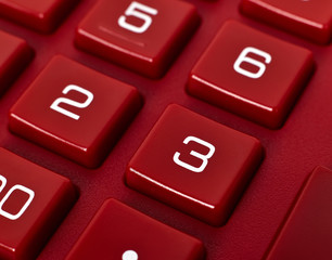 red calculator