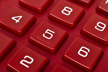red calculator