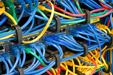 Network server room routers © yakub88