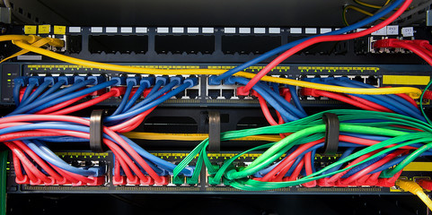 Network server room routers