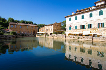 Bagno Vignoni spa in Tuscany