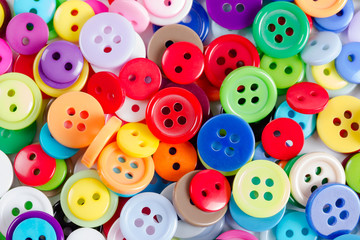Background from of colorful round buttons