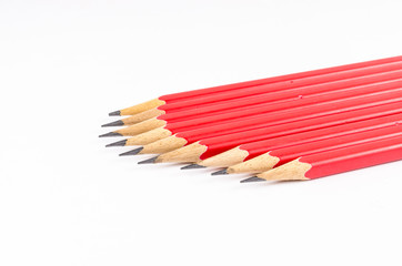 Fototapeta premium concept abstract of pencils background with space