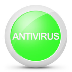Tasto pulsante antivirus verde