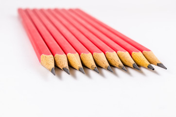 Obraz premium concept abstract of pencils background with space