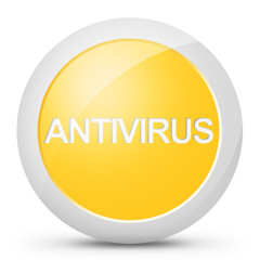 Tasto pulsante antivirus giallo