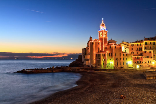 Liguria - Camogli at evening