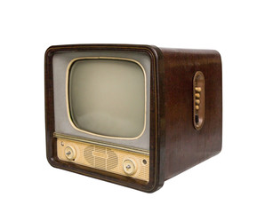 old TV, side view - 84679853