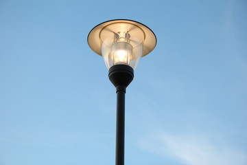 Lamp post in the sky
