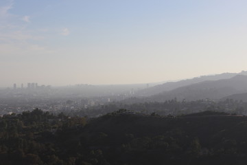 Los Angeles im Nebel