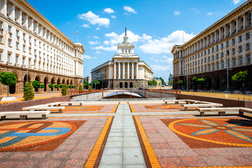 Ensemble of three Socialist Classicism edifices in Sofia