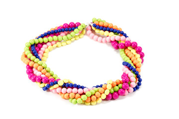 Obraz premium Necklaces handmade of beads beautiful