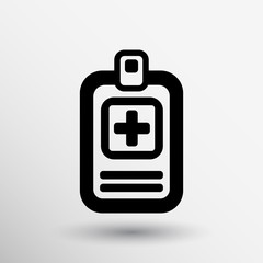 Medical records icon medical check health doctor document