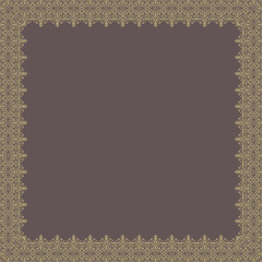 Floral Vector Fine Frame