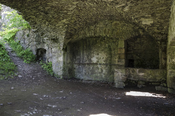 Naklejka premium Burg Ruine Hoehntwiel Schmiede