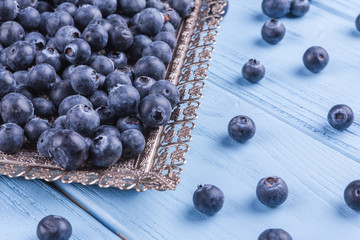 fresh  blueberries